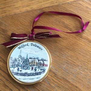 Milford Delaware Holiday Ornament